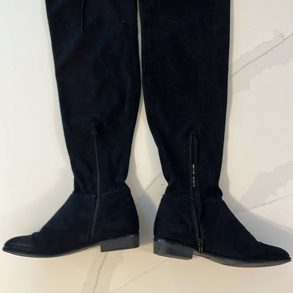 Over the knee black boots size 7.5 - Picture 5 of 8